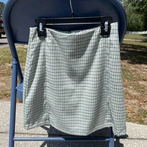 John galt plaid skirt